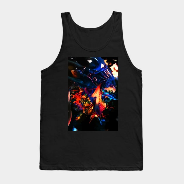 Lava Alien Tank Top by hustlart